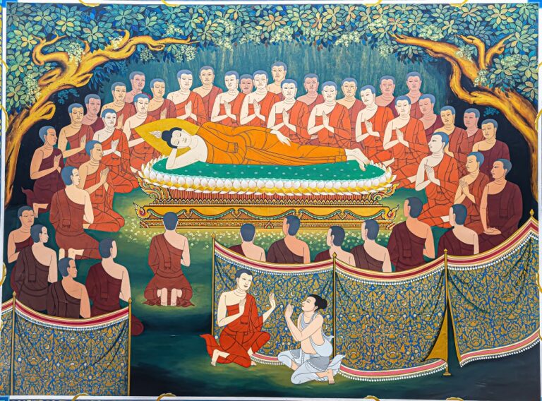 THE BUDDHA’S PARINIBBANNA